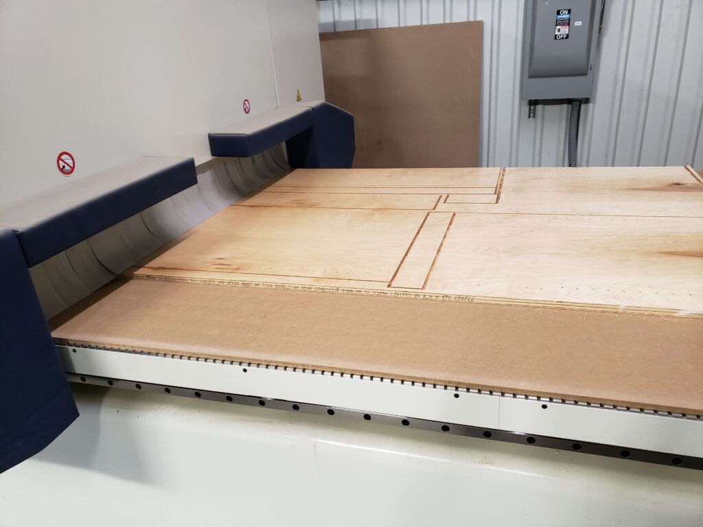 CNC Cutting Cabinet Components