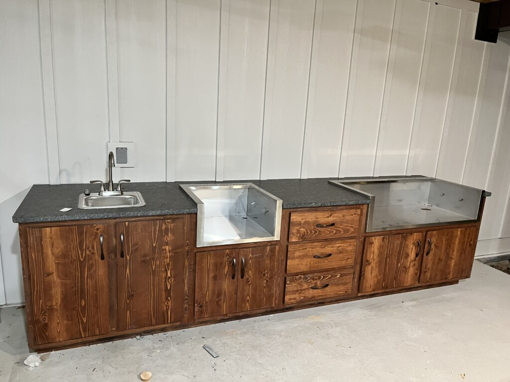 Rustic Outdoor Kitchen Western Cedar by Tideline Cabinetry